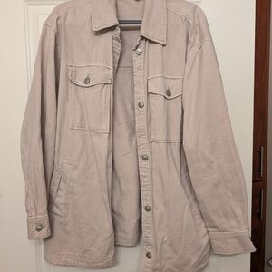 H&M Light Beige Shacket